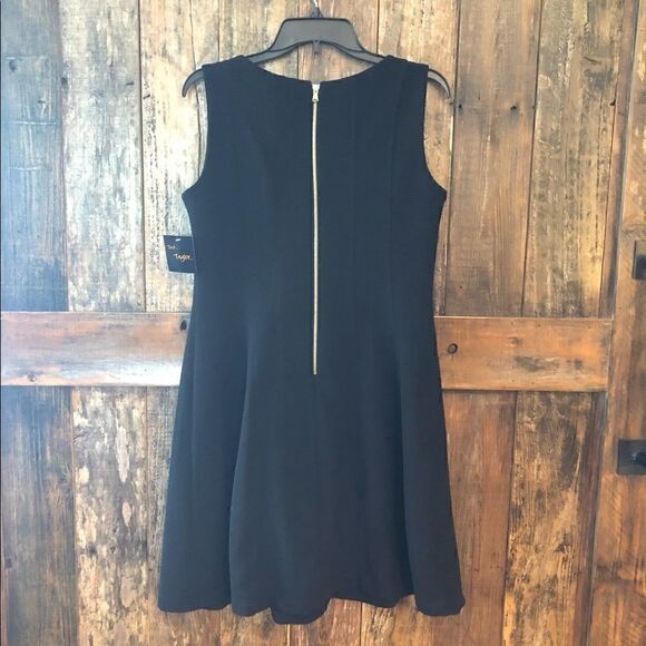 Just Taylor Sz 8 NWT Black Sleeveless Fit & Flare Summer Event LBD Dress - Picture 5 of 8